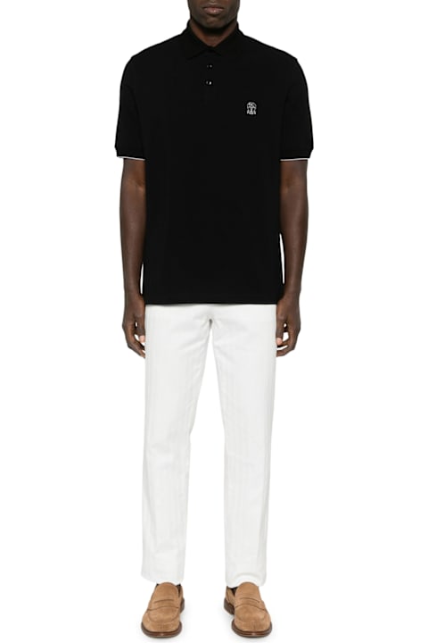 Homeware Brunello Cucinelli Piquet Polo With Logo