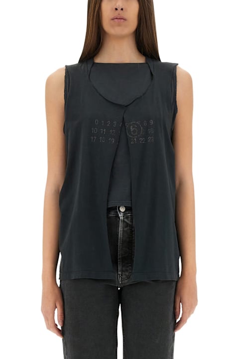 MM6 Maison Margiela for Women MM6 Maison Margiela Vests With Logo