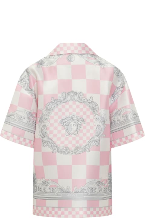 ウィメンズ Versaceのウェア Versace Shirt With Baroque And Medusa Motif