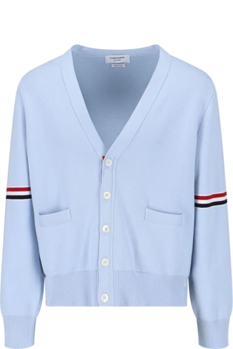 Thom Browne Sweaters for Women Thom Browne Tricolor Detail Cardigan