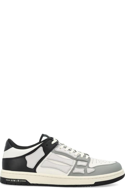Fashion for Men AMIRI Two-tone Skel Top Low Sneakers