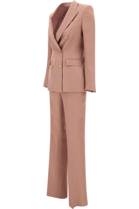 Tagliatore for Women Tagliatore "parigi" Linen Two-piece Suit