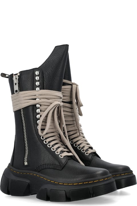 Fashion for Women Rick Owens x Dr. Martens 1918 Leather Dmxl Platform Boots
