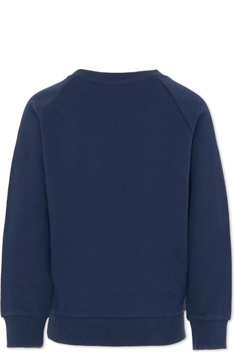 Homeware Balmain Blue Sweatshirt For Kids With Logo
