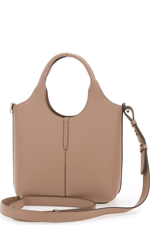 インテリア Tod's Pink Leather Tote