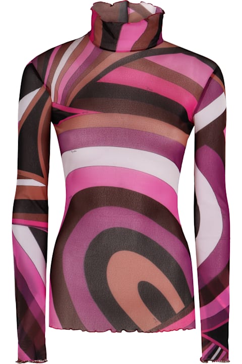 Pucci Topwear for Women Pucci Printed Long-sleeve Top