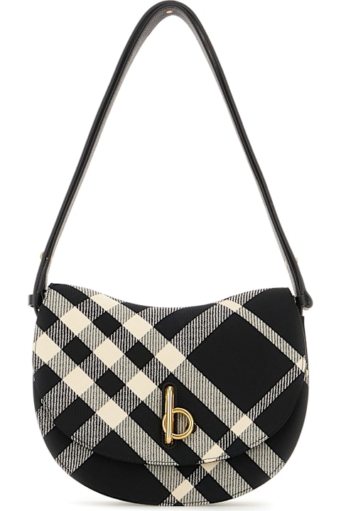 Burberry Bags for Women Burberry Embroidered Polyester Blend Medium Rocking Horse Shoulder Bag