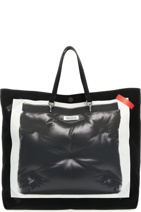 メンズ バッグのセール Maison Margiela Trompe L'oeil 5ac Classique Handbag