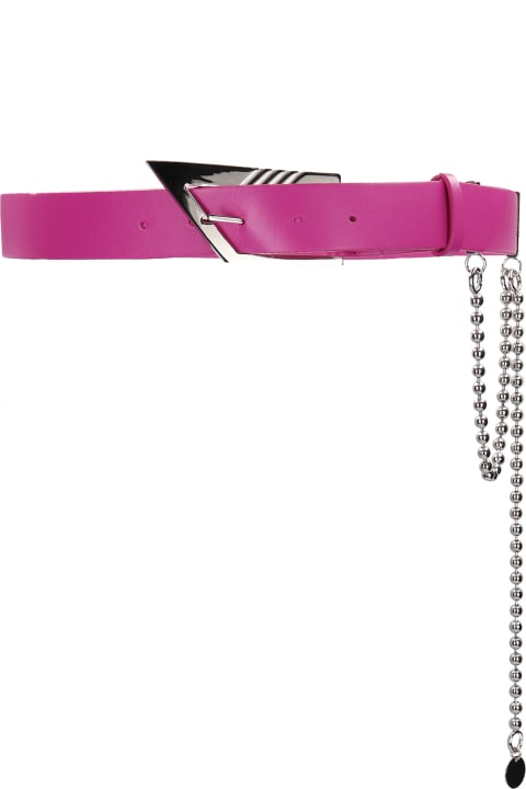 Belts In Fuxia Leather