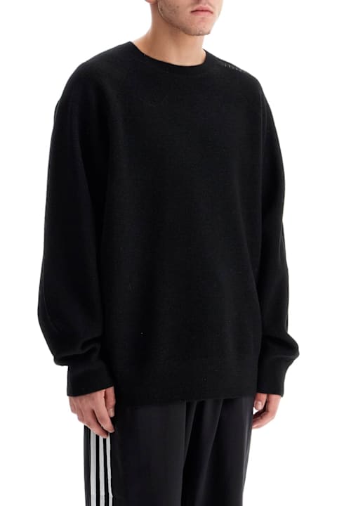 Y-3 Sweaters for Men Y-3 Wool Crewneck Pullover