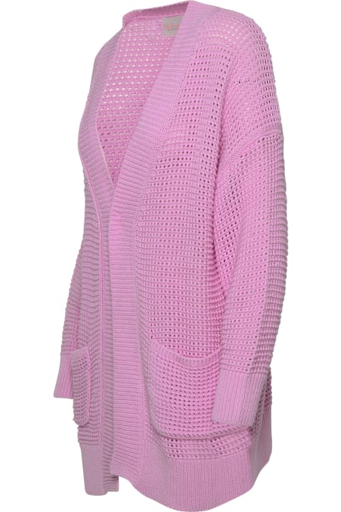 Brodie Sweaters for Women Brodie Pink Hemp Blend Cardigan