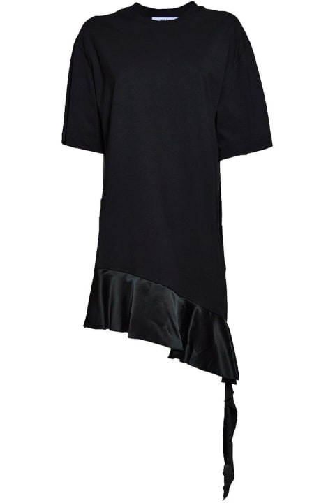 MSGM Dresses for Women MSGM Short-sleeved Asymmetric Mini T-shirt Dress