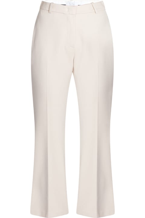 Flared Trousers With Slit