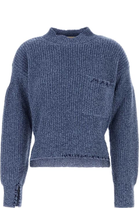 Homeware Marni Melange Blue Wool Sweater