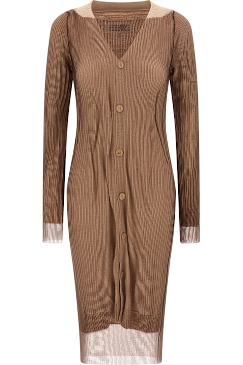 Homeware MM6 Maison Margiela 'trapped' Double Layer Dress