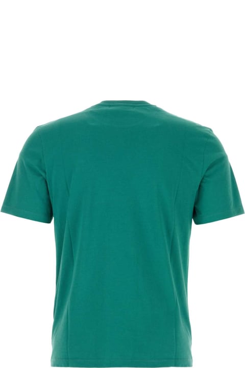 Maison Kitsuné Topwear for Men Maison Kitsuné Green Cotton T-shirt