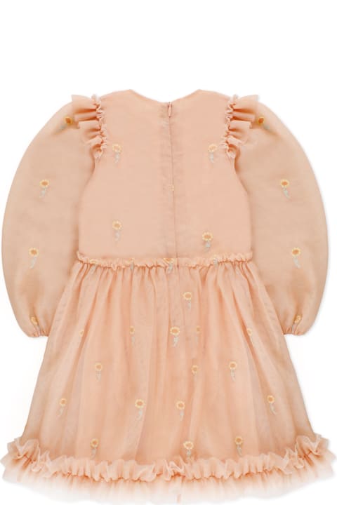 Fashion for Baby Girls Stella McCartney Sunflower Embroidery Dress