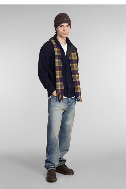 Homeware Barbour Patch Zip Card T-shirt In Blue Wool