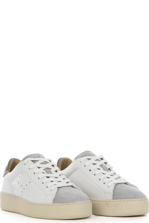 Homeware Hogan Sneakers H672 White Grey In Leather