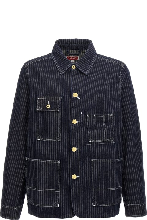Kenzo Coats & Jackets for Men Kenzo Logo Button Jacket