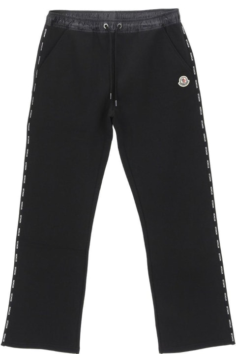 Moncler Pants & Shorts for Women Moncler Logo Trim Drawstring Track Pants