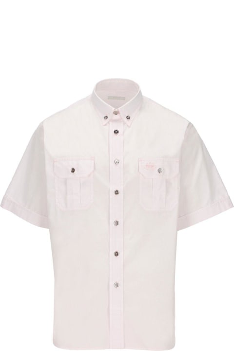 Prada Clothing for Men Prada Short-sleeved Button-up Shirt