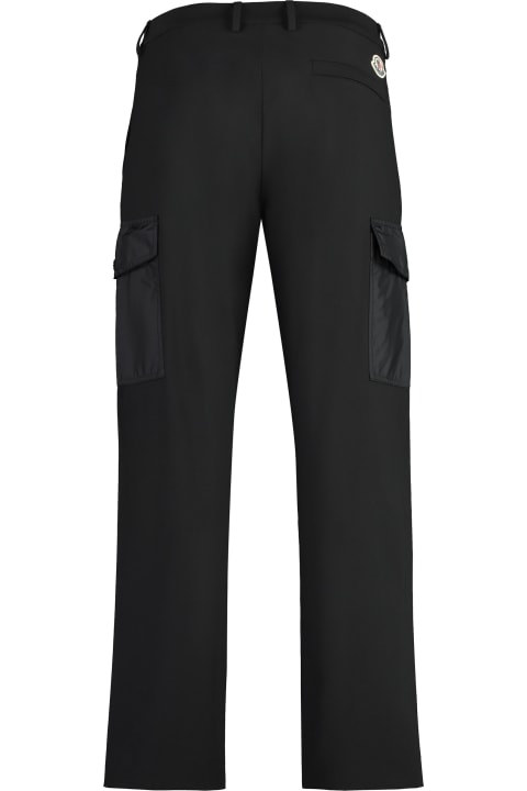 Moncler for Men Moncler Black Jersey Cargo Trousers