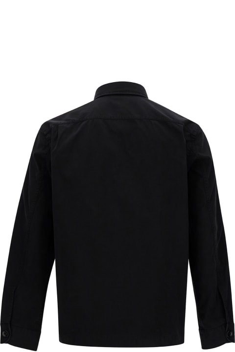 Tom Ford Clothing for Men Tom Ford Black Shirt With Tonal Buttons And Patch Pockets In Cotton Man