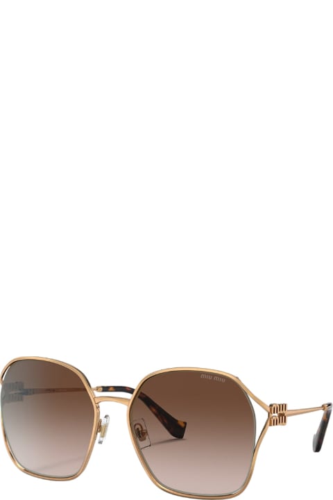 Eyewear for Women Miu Miu 0mu 52ws - Gold Sunglasses