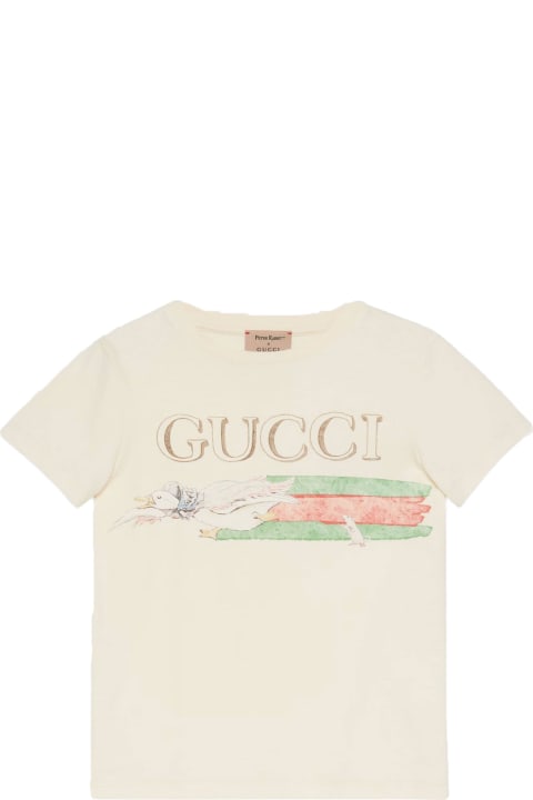 ウィメンズ GucciのTシャツ＆ポロシャツ Gucci Gucci Kids T-shirts And Polos White
