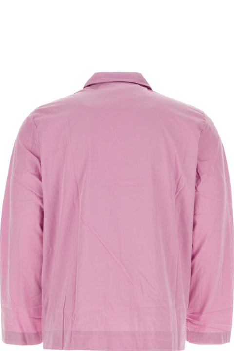 メンズ Teklaのウェア Tekla Lilac Cotton Pyjama Shirt