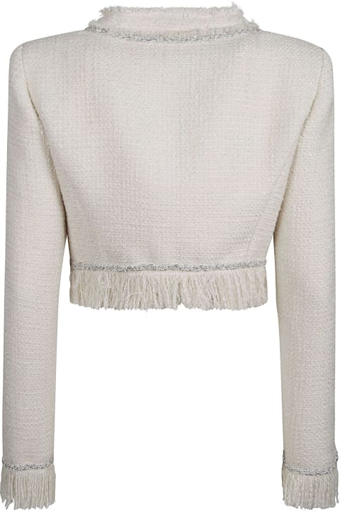 Sweaters for Women Giuseppe di Morabito Cropped Fringed Jacket