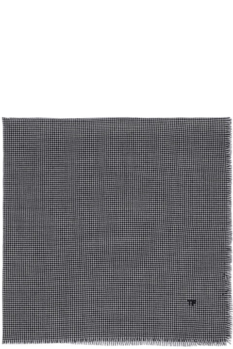 Tom Ford Scarves for Women Tom Ford Houndstooth Wool Scarf