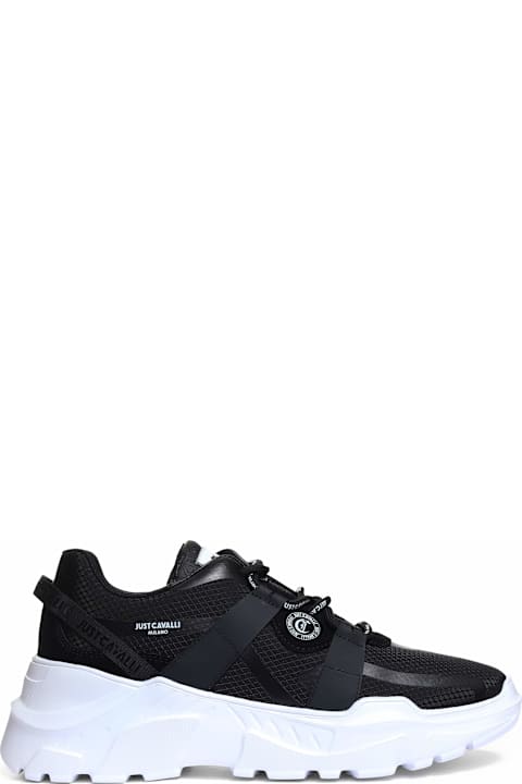 Fashion for Men Just Cavalli Just Cavalli Black Low Top Sneakers