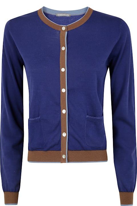 In Bed With You Sweaters for Women In Bed With You Korean Neck Solid Colorful Edges Sweater