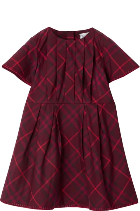 Burberry Dresses for Baby Girls Burberry Pleated Dress In Checked Cotton