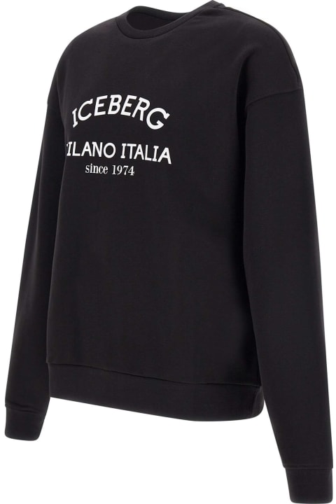 Iceberg Fleeces & Tracksuits for Men Iceberg Cotton Sweatshirt