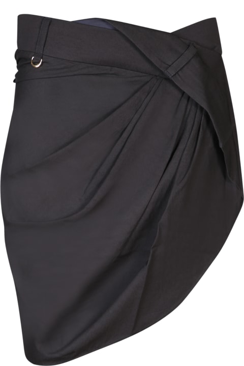 Jacquemus Women Jacquemus Draped Mini Skirt