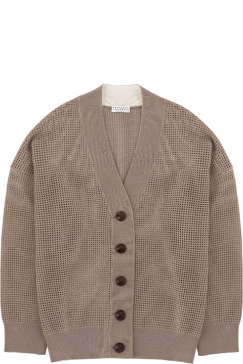 Brunello Cucinelli for Kids Brunello Cucinelli Cashmere Cardigan