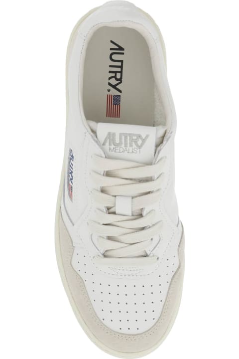 Autry Sneakers for Men Autry Leather Medalist Low Sneakers