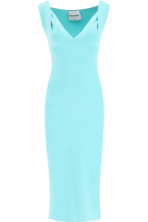 Fashion for Women Roland Mouret Knit Fitted Midi Dress