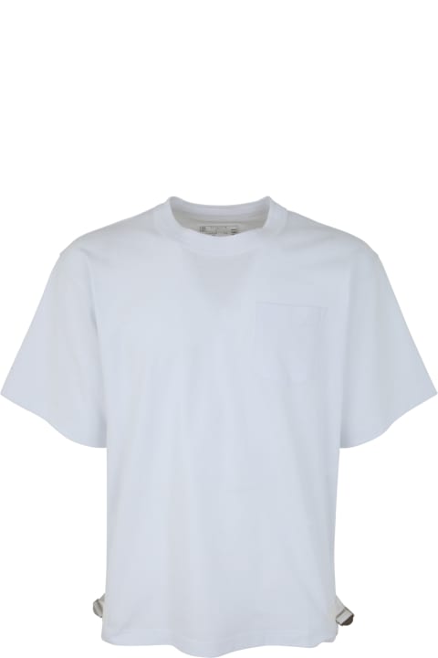 Sacai for Men Sacai Nylon Twill And Cotton Jersey T-shirt