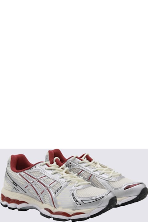 Asics Grey And Red Gel-kayano 12.1 Sneakers