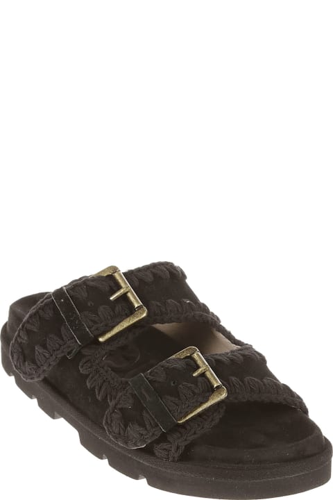 Mou Sandals for Women Mou Low Bio Sandal Two Buckles