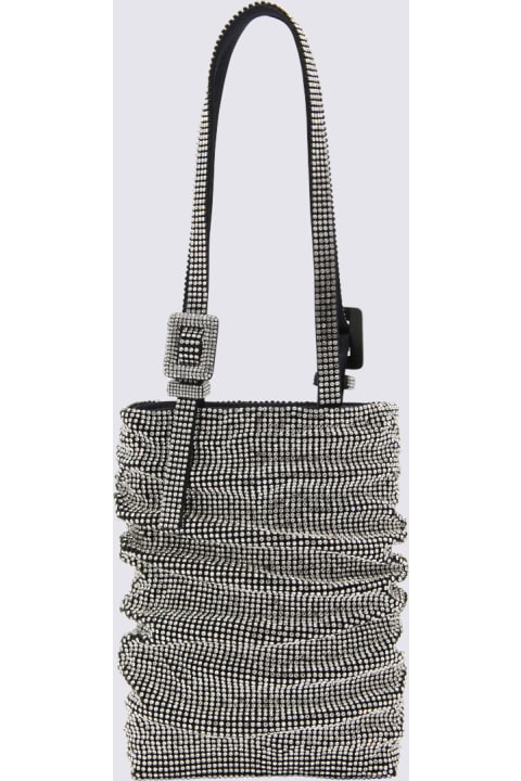 Fashion for Women Benedetta Bruzziches Silver-tone Silk Blend Lollo Handle Bag