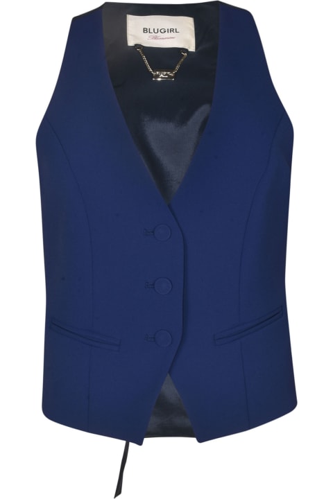 ウィメンズ Blugirlのコート＆ジャケット Blugirl Slim-fit Plain Vest