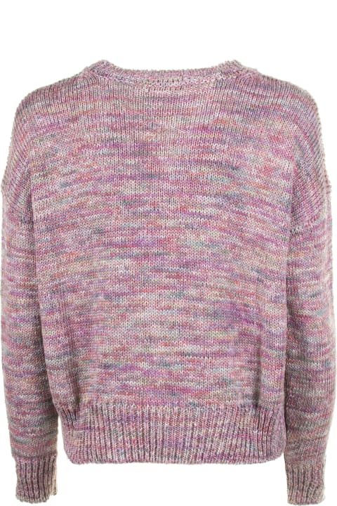 Base Sweaters for Women Base Pink Crew-neck Sweater