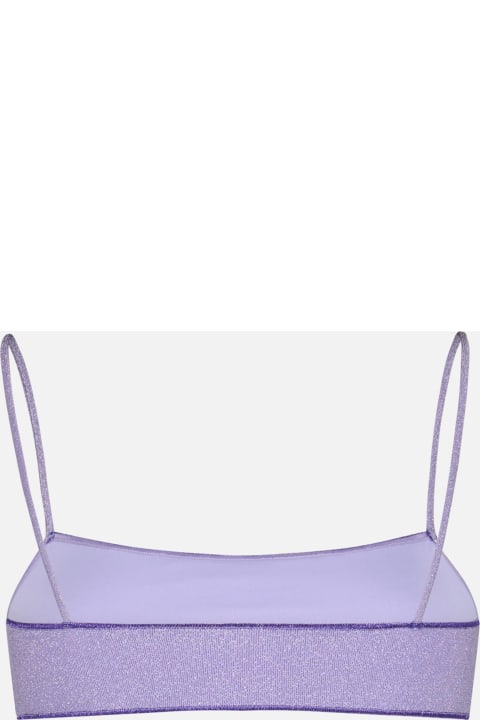 Homeware MC2 Saint Barth Woman Lurex Bralette Beach Top Sadie