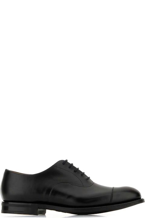 Church's Loafers & Boat Shoes for Men Church's Black Leather Consul R 2.0 Lace-up Shoes