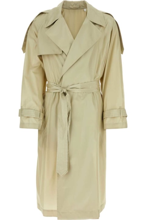 Burberry Coats & Jackets for Women Burberry Sand Silk Trench Coat